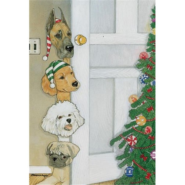 Pipsqueak Productions Mix Dog Holiday Boxed Cards C897 - main